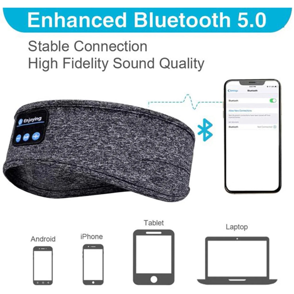 JXR True Wireless Bluetooth 5.2 On-Ear Headphone, Gray